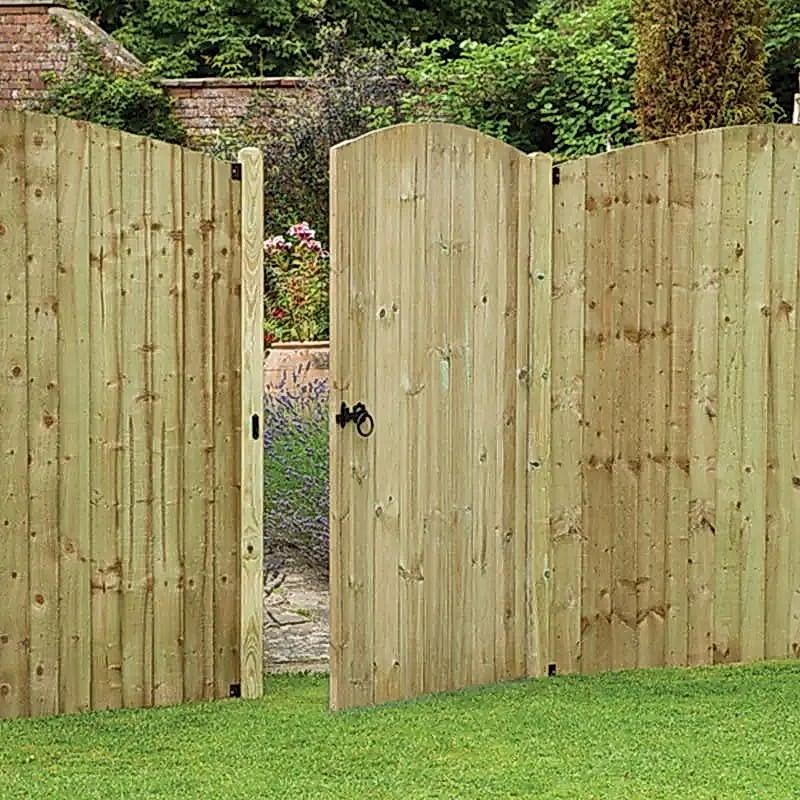 This is one of the designs for wooden garden gates on our list of wooden garden gate ideas