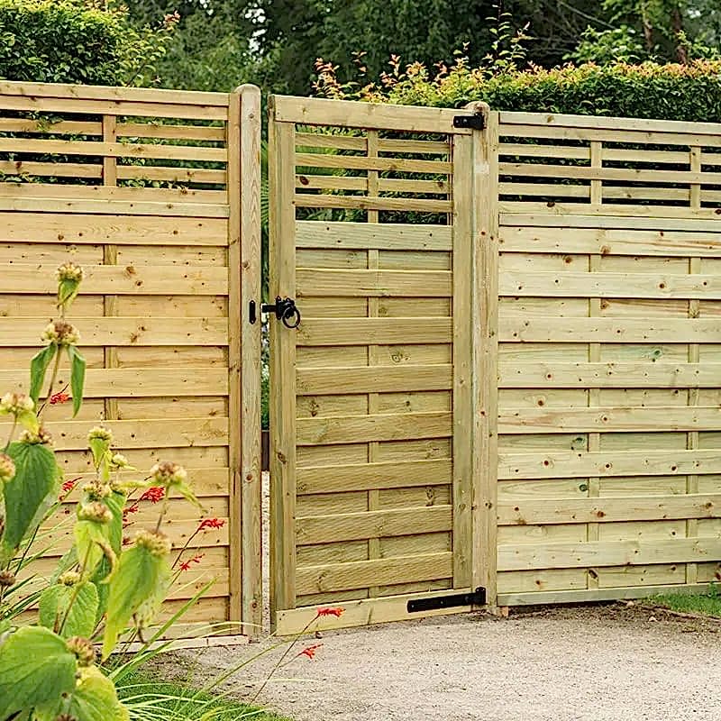photo showing one of the best garden gate designs