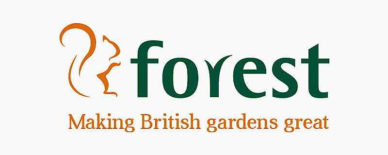 the logo of Forest Garden who manufacture many of the gate types in our list of types of garden gates