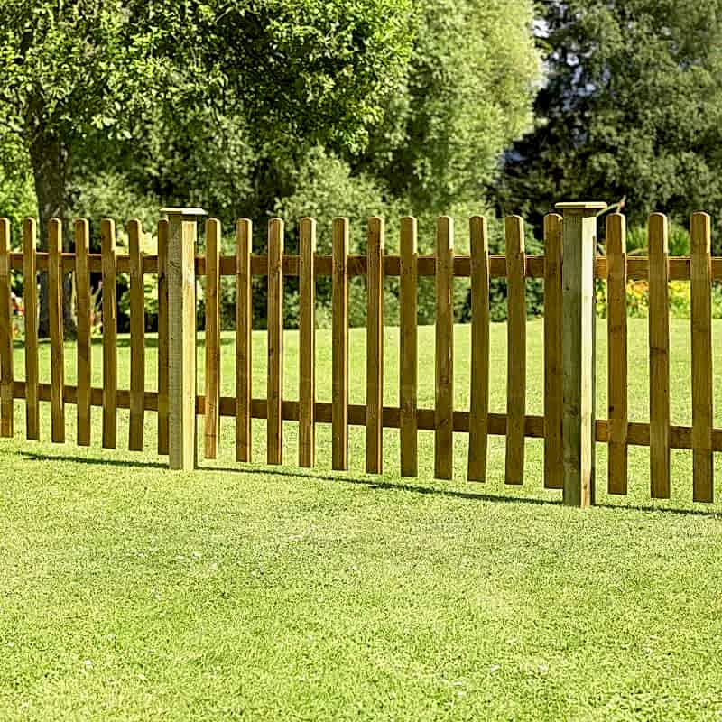 this dip treated cheap wooden picket fence panel is one of our economic fencing options