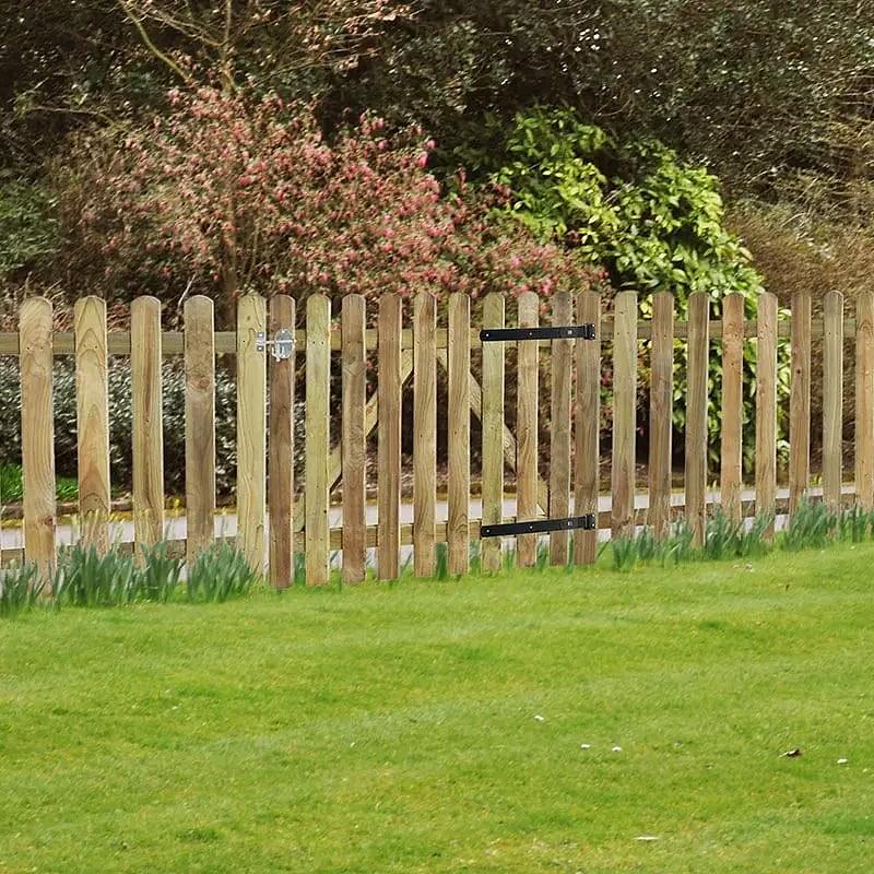 complete your DIY picket fence with this Picket Garden Gate