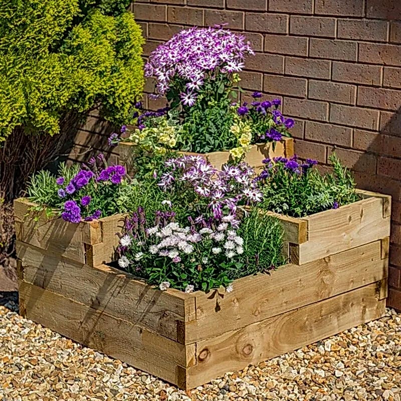 if you don't want to keep plants on a fence then you can purchase this raised bed