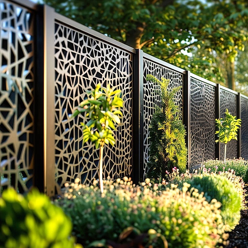 photo of a beautiful garden layout design