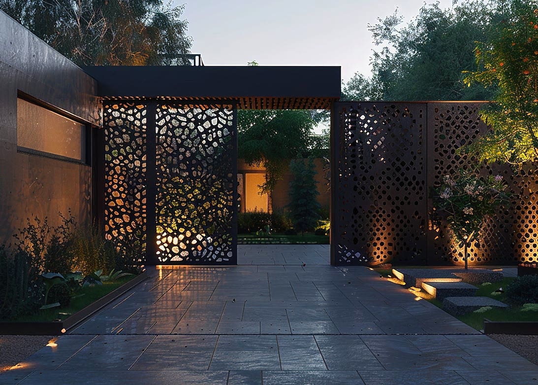 this image shows one of our decorative garden fence ideas from our list of decorative fencing ideas including outdoor fence decoration and decorative fence trellis