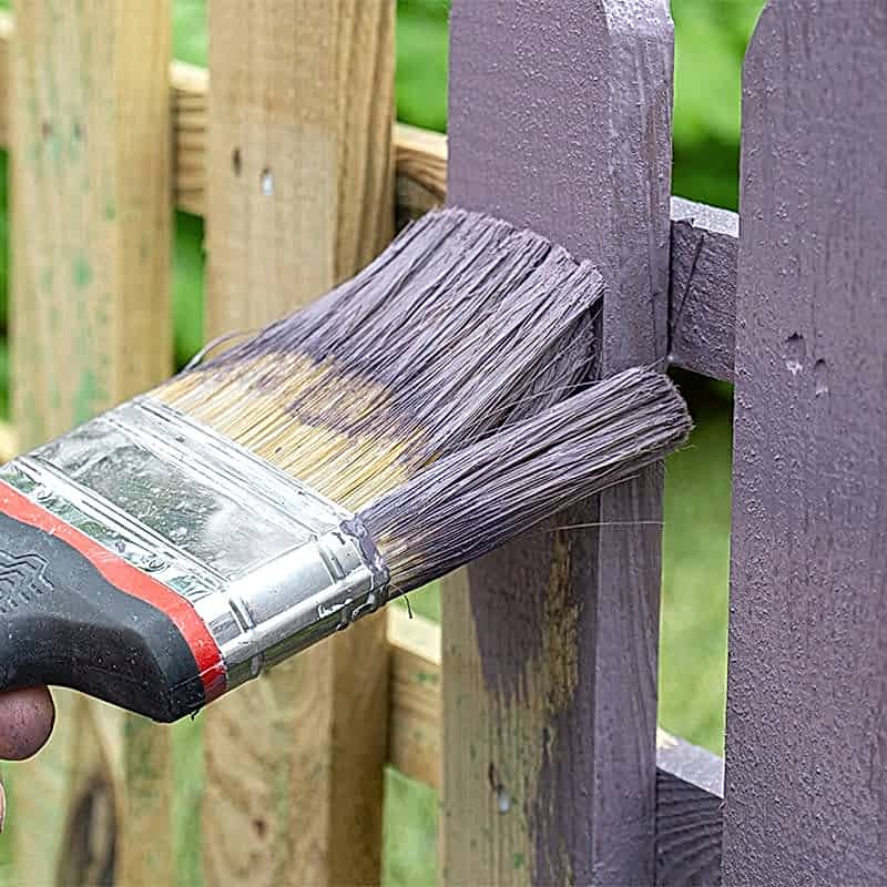 Painting a picket fence