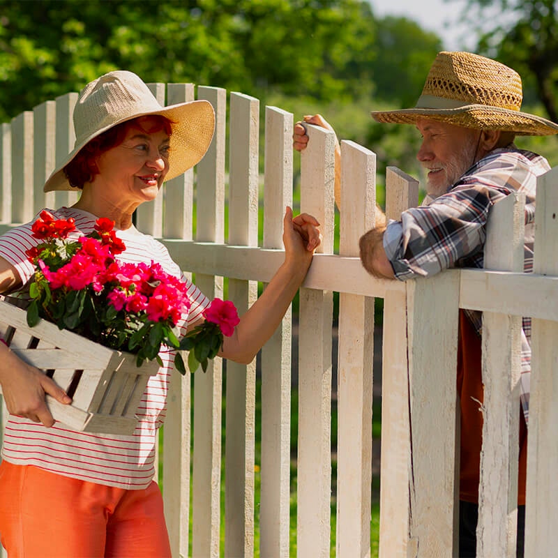 discuss with your neighbour questions such as which fence is mine, which side of the fence is mine, how do I know which fence is mine, how do I find out which fence is mine and which boundary fence is mine