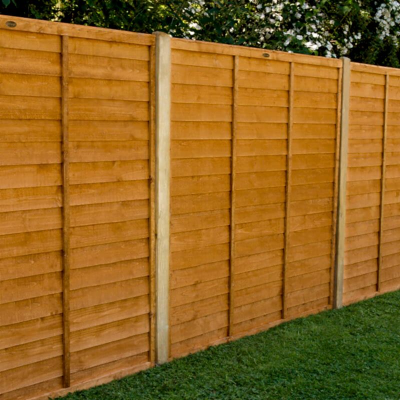 This image shows a stage in installing fence posts. To do this you will need to know how to install fence posts, how to install a fence post and how to set fence posts