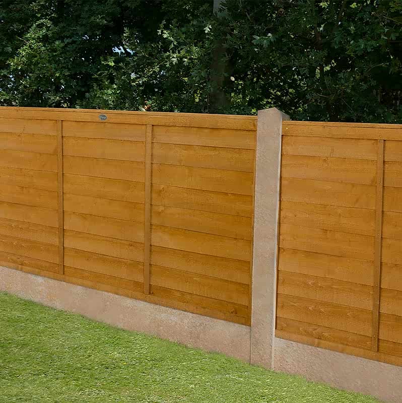overlap fence panel