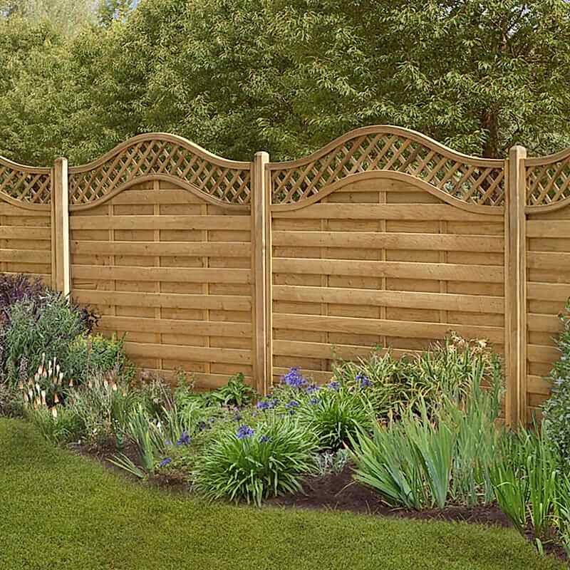 a photo of some eco-friendly fence panels that are made using sustainable fence materials to create eco-friendly fencing