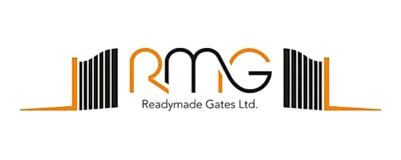 the logo of Readymade Gates who manufacture many of the gate types in our list of types of garden gates