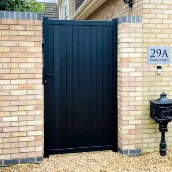 This is one of the designs for wooden garden gates on our list of wooden garden gate ideas