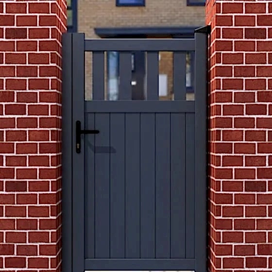 a photo of one of the gate types on our list of gate design ideas including types of gates, styles of gates and types of garden gates