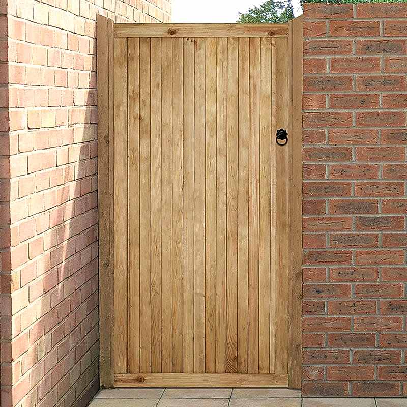 this noise reduction gate is one of the best gate designs for a peaceful garden