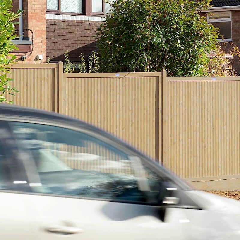 acoustic noise reduction fence panels - ideal driveway fence panels to keep out exterior sound