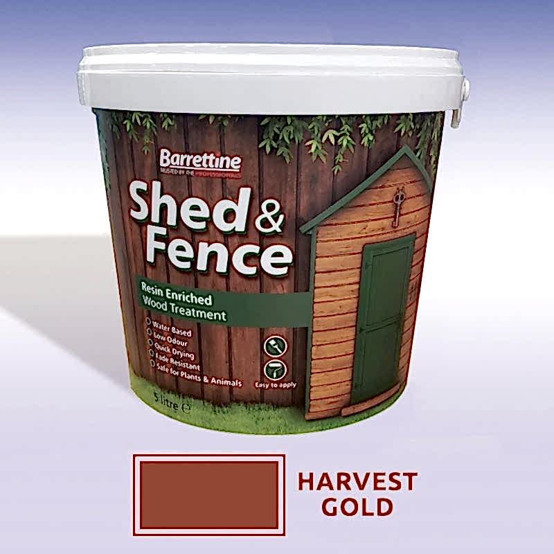 harvest gold fence treatment - a necessity to maintain our range of fencing for pets