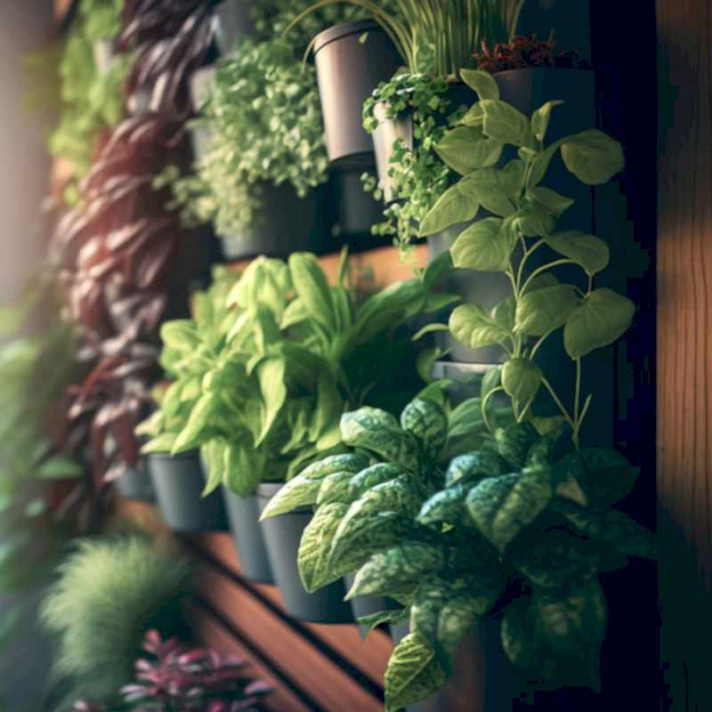 photo of a beautiful vertical garden layout design