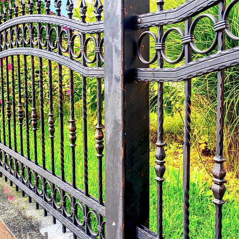 Wrought iron fencing Wrought iron fencing