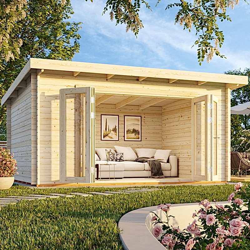 Palmako Lea Log Cabin Garden Office
