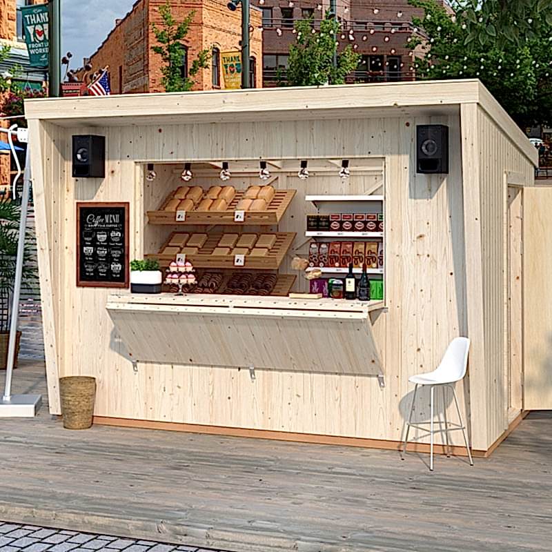 Palmako Kira Log Cabin Garden Bar Palmako Kira Log Cabin Garden Bar