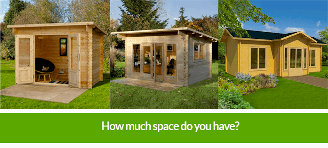 How much space do you have for your log cabin? How much space do you have for your log cabin?