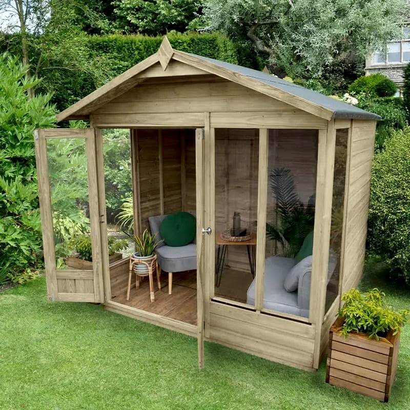 Forest Beckwood 7x5 Pressure Treated Summer House Forest Beckwood 7x5 Pressure Treated Summer House