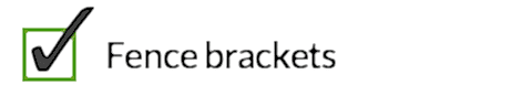 Fence Brackets