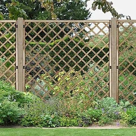Diamond lattice trellis panels Diamond lattice trellis panels