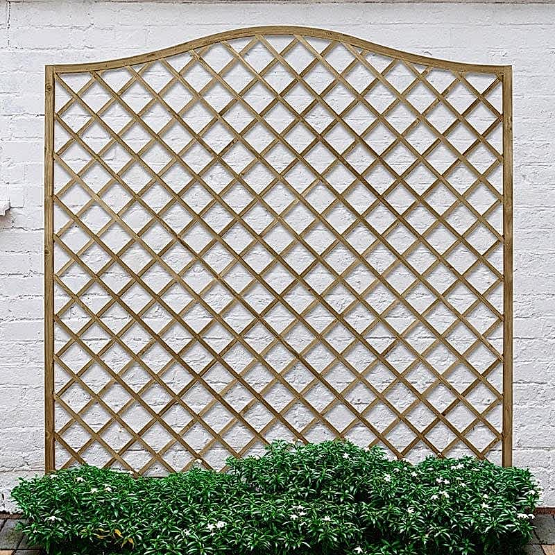 Arched trellis panels Arched trellis panels