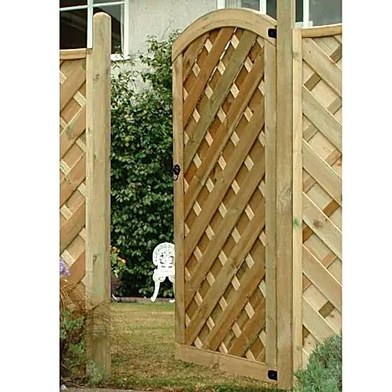 Pressure treated gates