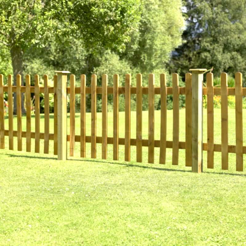 Dip treated decorative picket fence Dip treated decorative picket fence