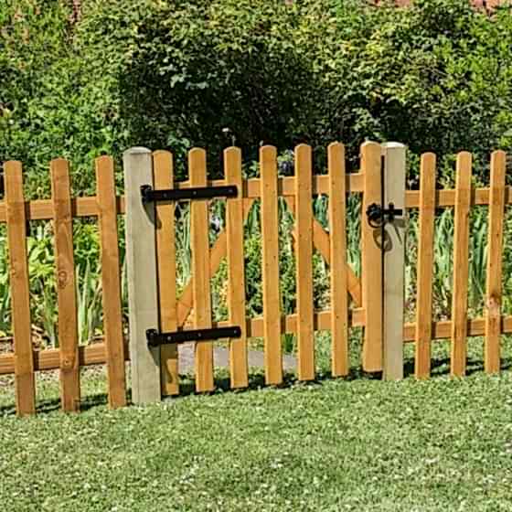 Picket gate Picket gate