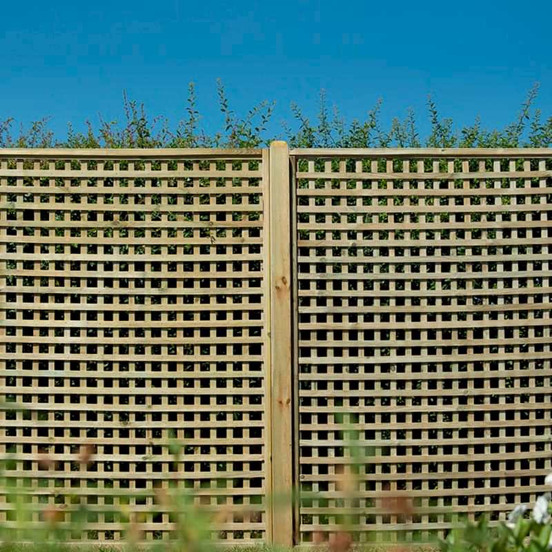 Premium framed trellis fencing Premium framed trellis fencing