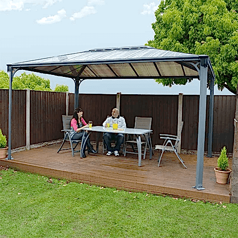 Fully open gazebo Fully open gazebo