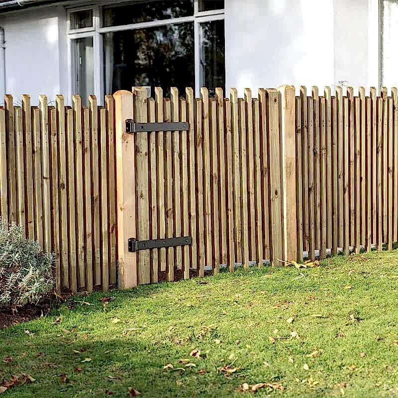 Wooden gate posts Wooden gate posts
