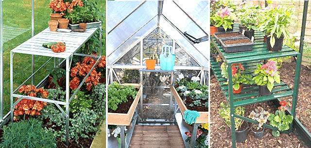 Greenhouse staging Greenhouse staging