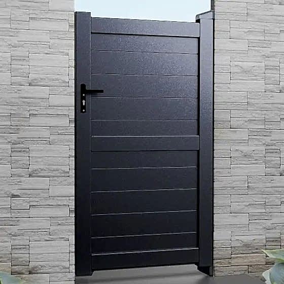 Exeter aluminium modern side gates Exeter aluminium modern side gates