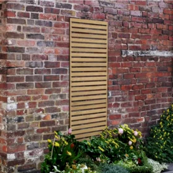 Slatted trellis panels Slatted trellis panels