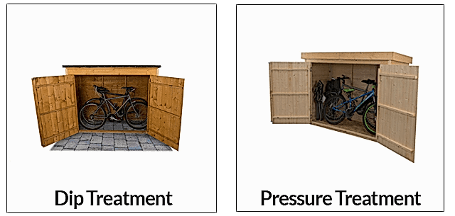 Dip treatment and pressure treatment Dip treatment and pressure treatment