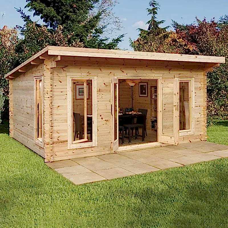 Forest Mendip Log Cabin Summer House Forest Mendip Log Cabin Summer House