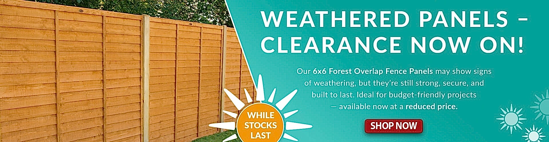 Weathered Panels - Clearance Now On! + get an EXTRA 5% OFF with voucher code FOREST5.