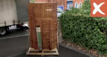 Pallet left on your drive