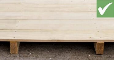 Solid, timber tongue and groove floor