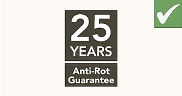 25 Years Anti-Rot Guarantee