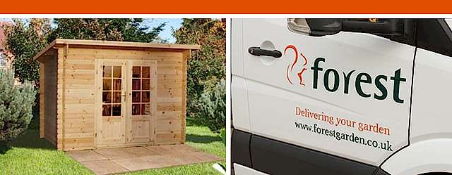 Forest Log Cabin Delivery