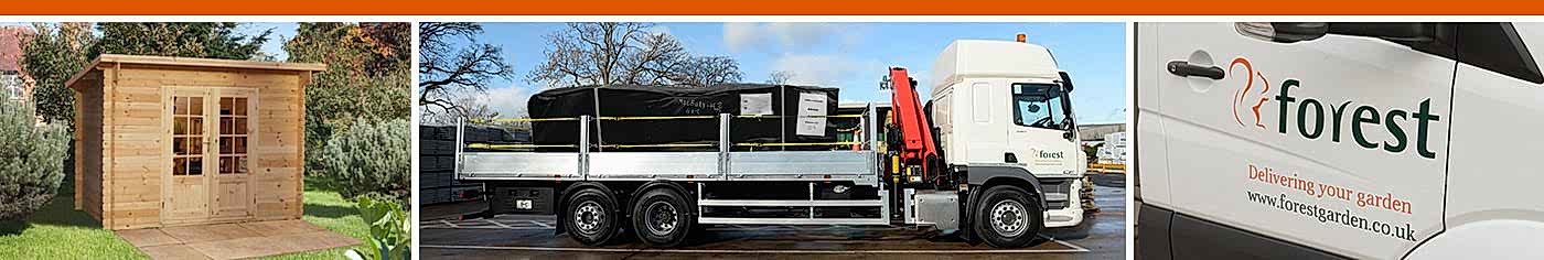Forest Log Cabin Delivery