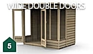 Number 5 Wide Double Doors