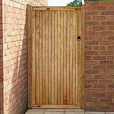 Buy the Forest 3x6 Acoustic Noise Reduction Side Entry Gate now a modern garden gate, especially designed to reduce noise pollution