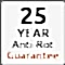 25 year Anti-Rot Guarantee