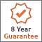 8 year guarantee